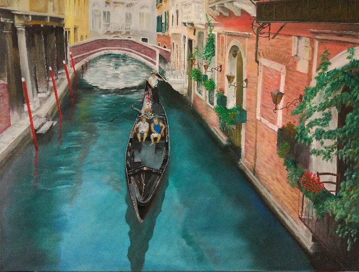 2018-05 60x70 Gondola di Venezia